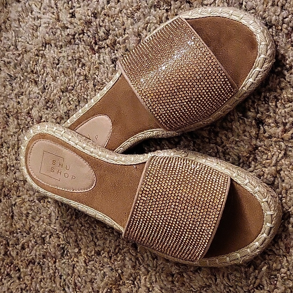 Shu Shop sandals, new!